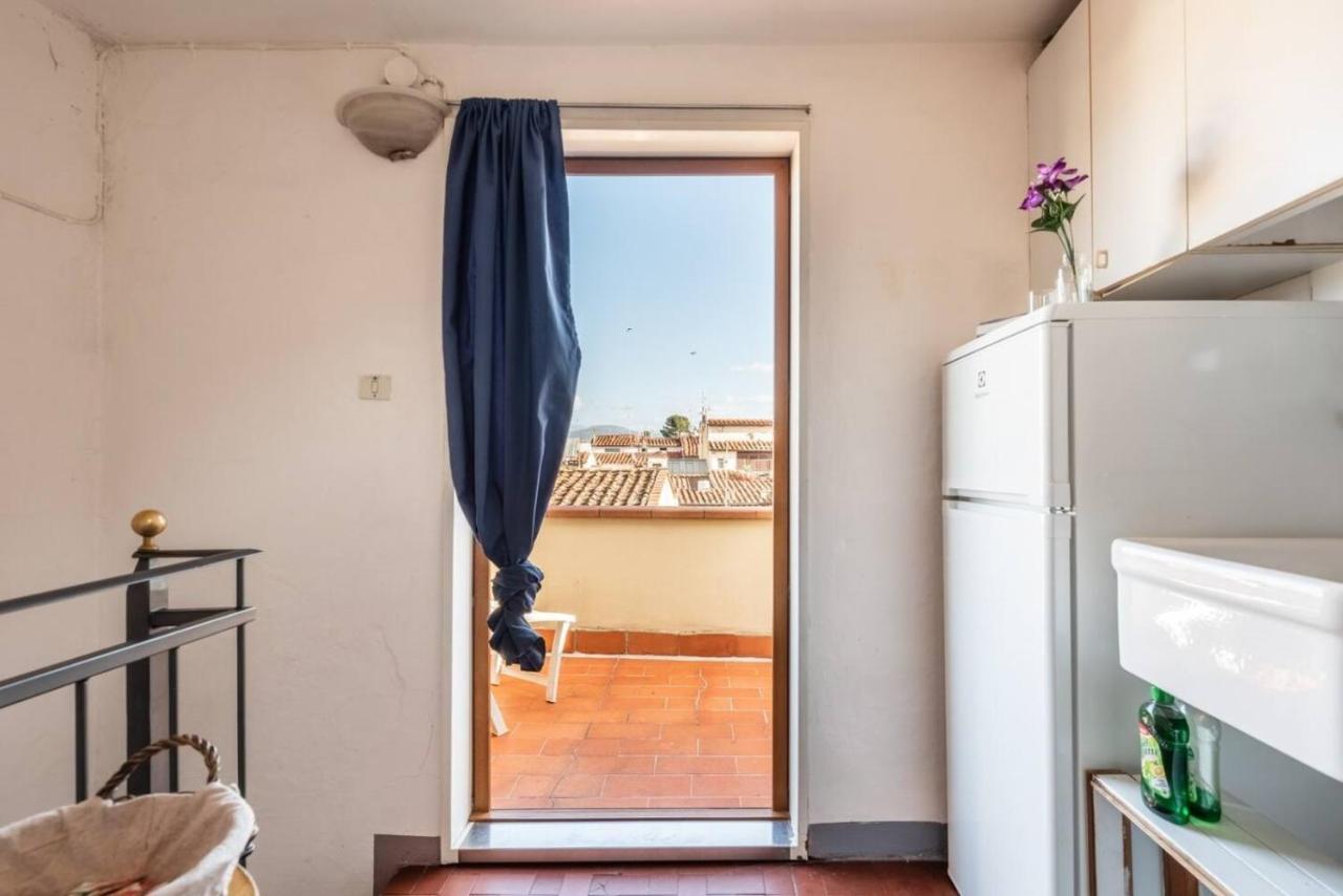 Romantico Attichino Con Terrazzo Vista Duomo !! Floransa Dış mekan fotoğraf